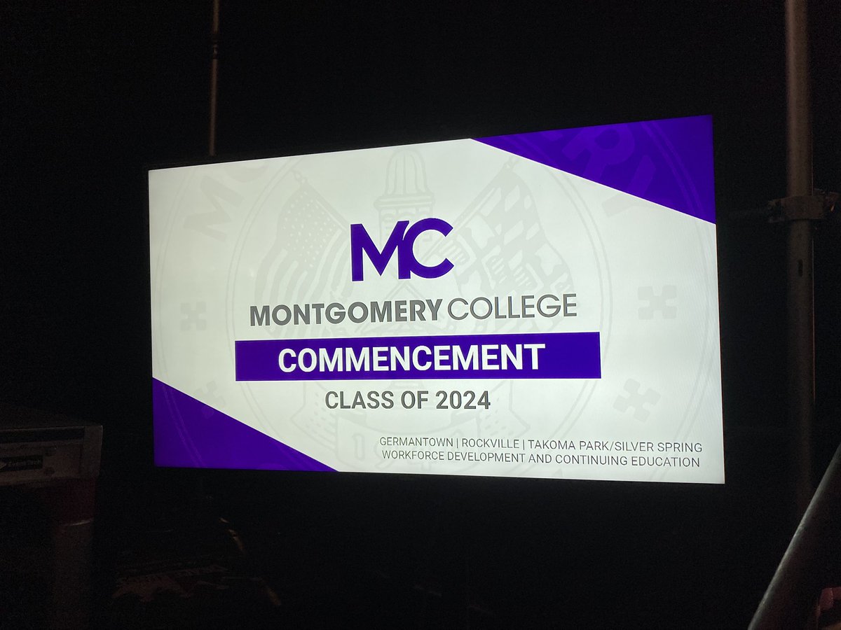 The 2024 @montgomerycoll grads are moments away from filling these seats as we celebrate their journeys and see them off on their next adventure. #MCgrad2024