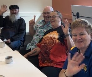 Lovely to see #WesternAustralian Clannies at their social in #Perth 
So lovely how you all support each other 💙💛

Still trying to get an answer from ⁦@justicewagov⁩
WA Victims of Crime Commission re 10 #ChildrensHomes missing from Unfolding Lives Memorial ?
⁦@6PR⁩