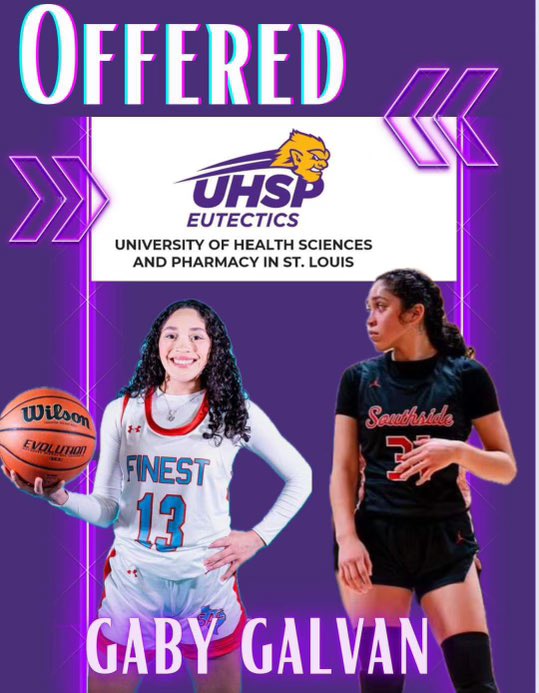 Gabryela Galvan (@gabryela_g31) on Twitter photo Excited and blessed to have received an offer to continue playing basketball at the University of Health Sciences and Pharmacy in St. Louis <a href="/uhspwbb/">UHSP Womenโs Basketball</a> ! Thank you Coach Jill for your wonderful support and conversations!
<a href="/SAFinestbball/">SA Finest Basketball</a>
<a href="/RollsideGBBall/">Southside Girls BBall</a>
<a href="/CoachRikardNCSA/">Kaliann Rikard</a> Excited and blessed to have received an offer to continue playing basketball at the University of Health Sciences and Pharmacy in St. Louis <a href="/uhspwbb/">UHSP Womenโs Basketball</a> ! Thank you Coach Jill for your wonderful support and conversations!
<a href="/SAFinestbball/">SA Finest Basketball</a>
<a href="/RollsideGBBall/">Southside Girls BBall</a>
<a href="/CoachRikardNCSA/">Kaliann Rikard</a>