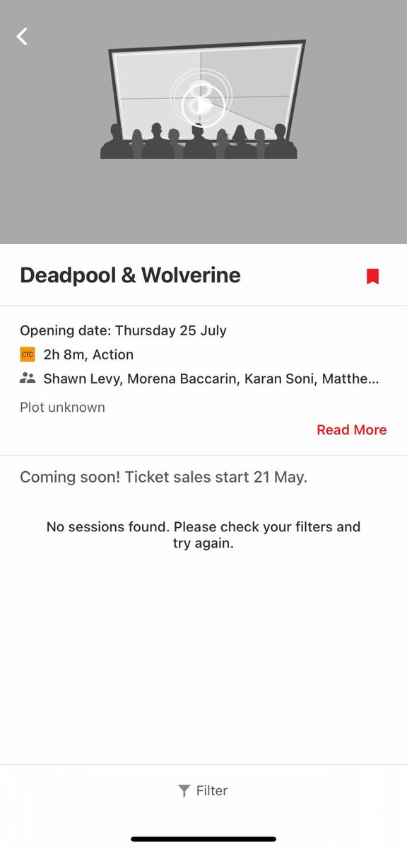 DEADPOOL & WOLVERINE tickets are now confirmed to be going on sale next Tuesday, May 21st, in Australia. (via: @Liquadz)