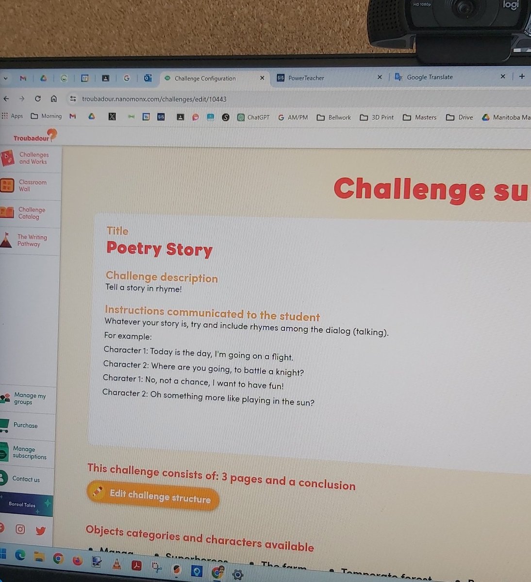 Using Troubadour for writing story poems today. Thanks again for the intro, @Lkennedy37!