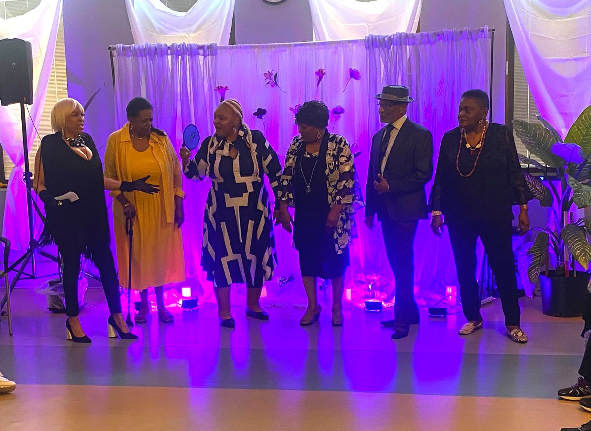 #OlderAmericansMonth was celebrated at Bernice Fonteneau Senior Wellness Center with a vibrant 'The Color Purple' themed fashion show this month, showcasing the vibrancy of our senior community on this #FashionShowFriday! #oam24