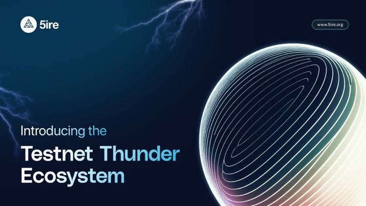 .@5ireChain has introduced the Testnet Thunder ecosystem Testnet Thunder ecosystem is a suite of tools and platforms designed to empower developers, validators, and users in the realm of blockchain technology: 1. 5ire Explorer: explorer.ga.5ire.network 2. 5ire Validator &