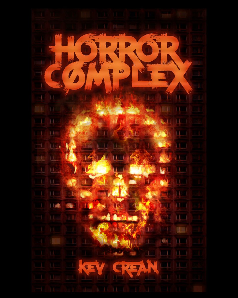 Very pleased to show off my latest book cover. Horror Complex, by @kevcreanauthor. Kev's such an excellent client to work with. Really fun briefs, well explained which means a awesome end result. Thanks Kev! #bookcover