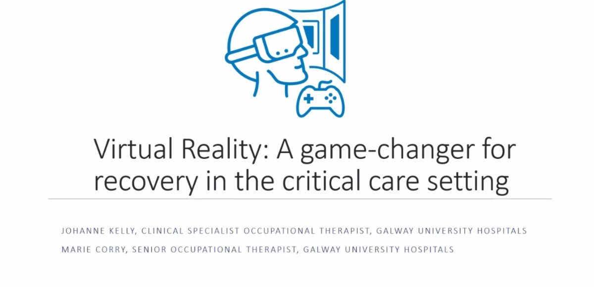 🗣️#sparkseed #pitch12 @JohanneKelly16 & @corry_marie Galway University Hospital @saoltagroup with a solution for the critical care setting via #virtualreality @NDTP_HSE @HSELive @NurMidONMSD @WeHSCPs