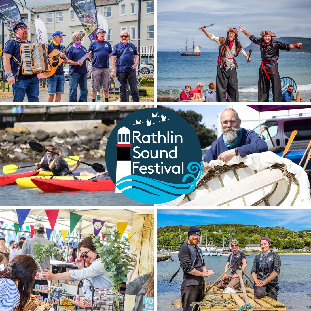 ⚓ With the return of the newly rebranded Rathlin Sound Festival, check out what's in store for Ballycastle's annual celebration of local people, culture and heritage. Taking place May 24th - June 2nd. Read more: bit.ly/4dHV4Ki