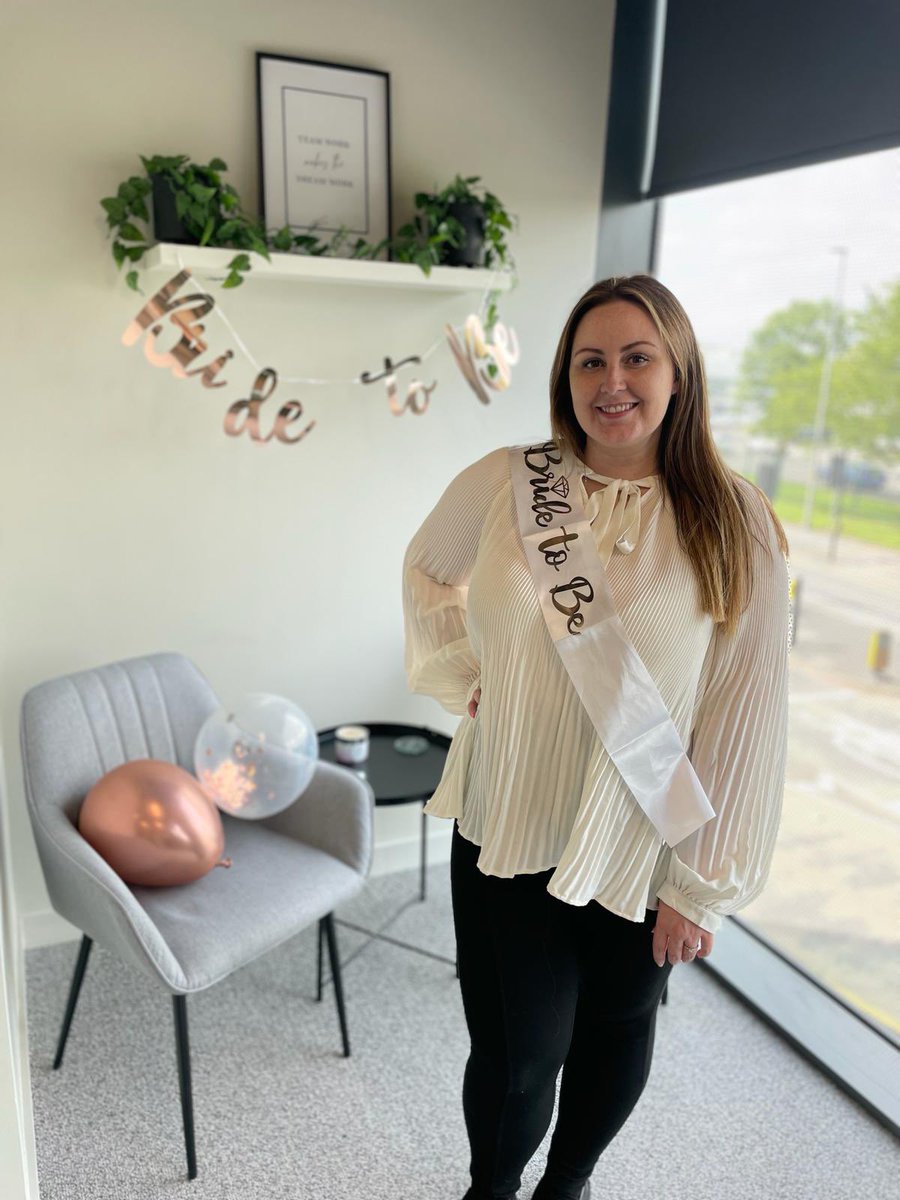 Today the team came together to wish our wonderful Digital Marketing Executive, Corina, a very big congratulations as she prepares for her big day in a few weeks time! 👰‍♀️

*Joined by a special little guest 

📍 <a href="/love_prezzo/">@love_prezzo</a> 

#bridetobe #digitalmarketing #marketingmanchester