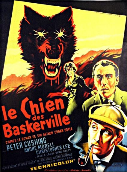 #TheHoundOfTheBaskervilles (1959)   🐶
When a nobleman is threatened by a family curse on his newly inherited estate, detective Sherlock Holmes is hired to investigate.
#CreatureFeature #FilmsWithBite 
#FilmX   📽️  🎬