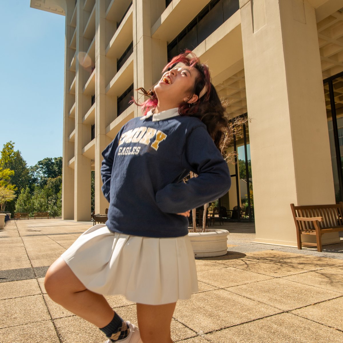 "I had to fly 20+ hours to get here and transfer three times from my hometown of Saipan...  It was difficult for me to decide to go to college away from home, but I think I made a great decision. I feel like I'm brave for doing so, and I don't regret anything.” -Tina Zhen 26C