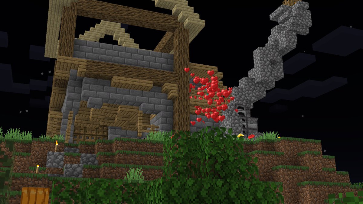 king_basics's tweet photo. What is going on up there⁉️ #minecraft #minecraftbuild https://t.co/DKSKkarQL5