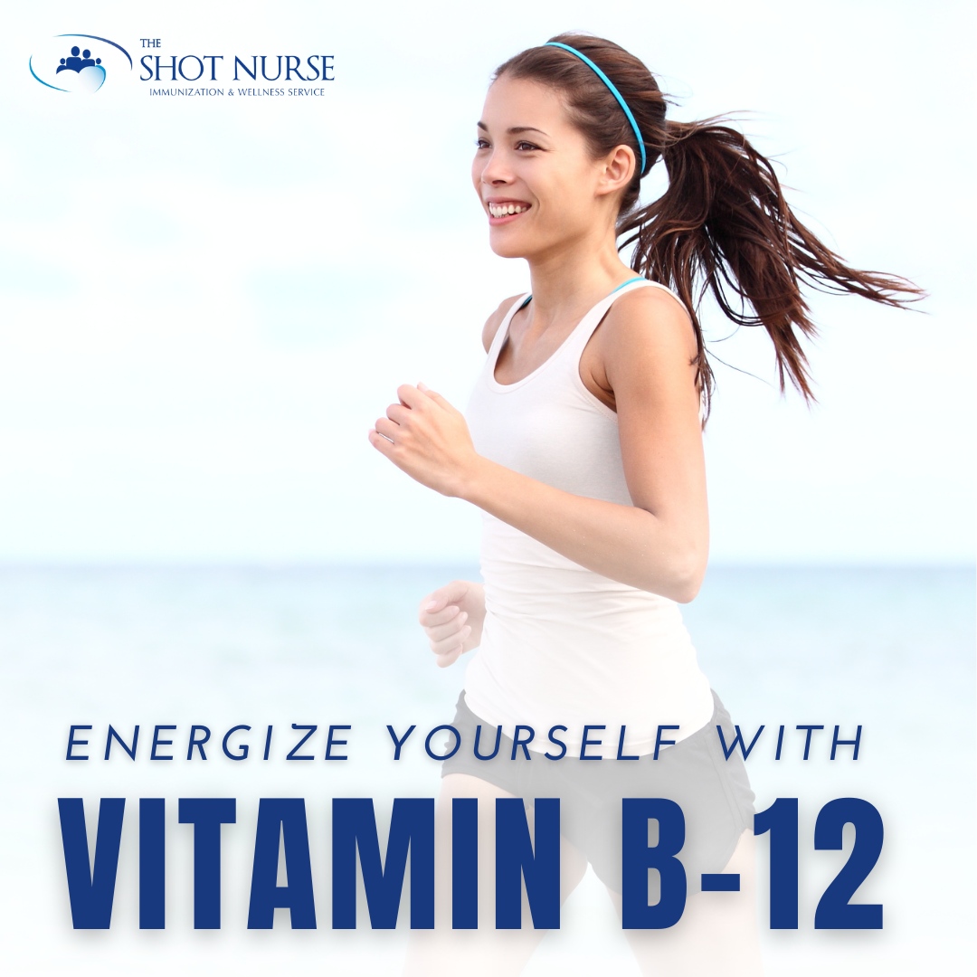 Patients receiving regular #VitaminB12Injections reported the following: ✅ Improved energy and stamina ✅Improved sleep quality and duration ✅Less frequent headaches and allergy attacks Feel like you're ready to run 🏃‍♀️, stop by #TheShotNurse today! #WellnessClinic #Healtha...