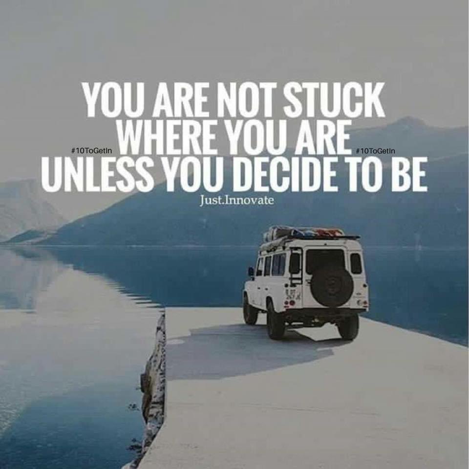 TrishPatriotMom's tweet image. Each day you’re given a fresh opportunity to go after what you desire or remain stuck. 

I choose to lean in to whatever amazing new adventure the Universe has in store for me. #notstuck #universe #lawofattraction