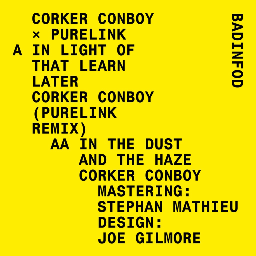 Pre-Order Now: Corker Conboy - Corker Conboy x Purelink Bad Info bleep.com/release/456911 + Includes remix from Purelink @CorkerConboy