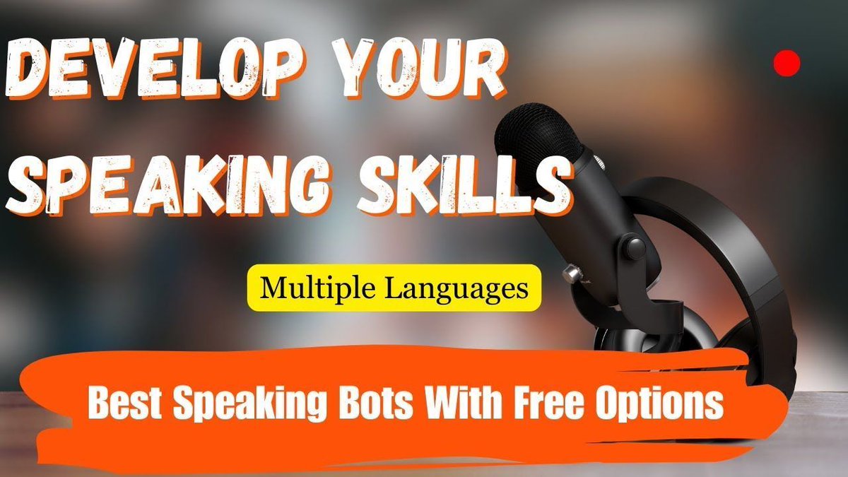 Useful review of AI speaking development tools from Russell Stannard bit.ly/4dGUTPc