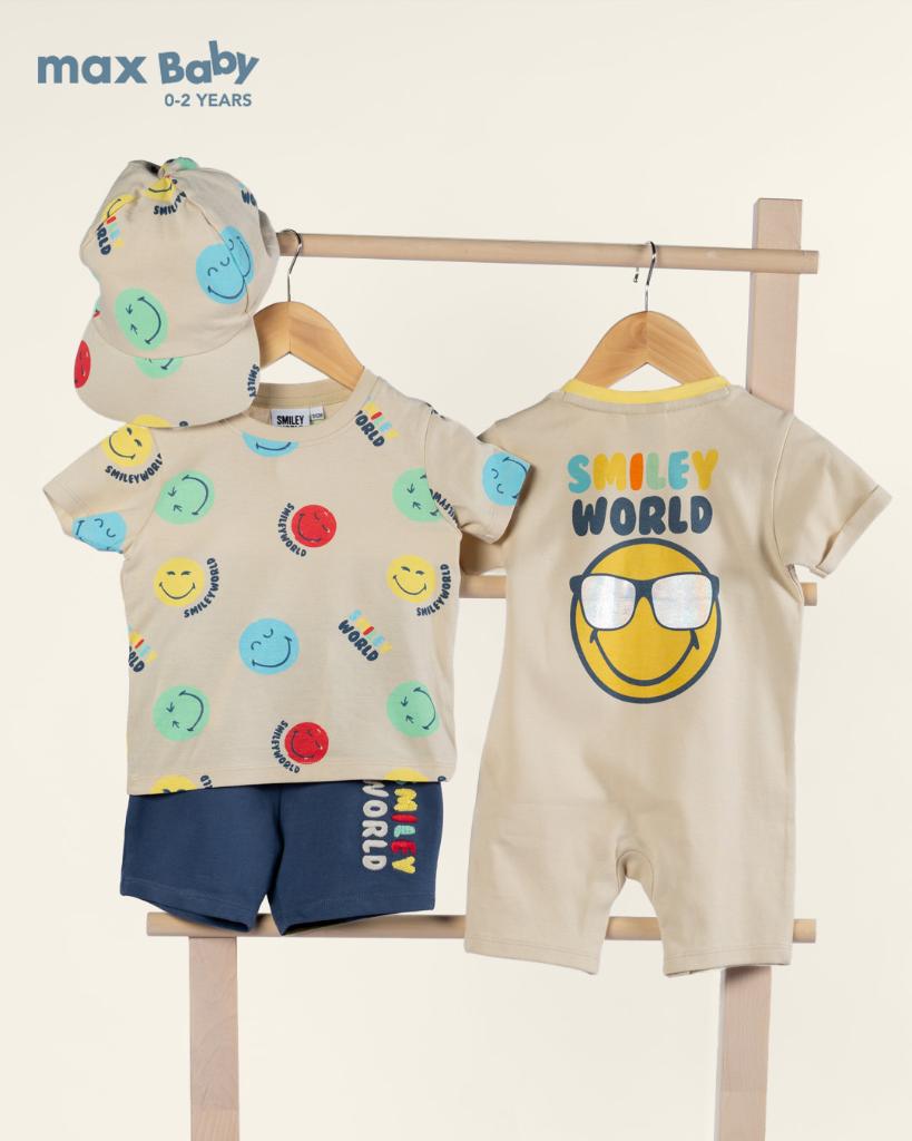 Smiley Overalls or 2-Piece Set? Why not both! 😊👶

#MyMaxStyle #KidsCollection #SummerKidsCollection #BabyBoy #BabyCollection #Kidswear