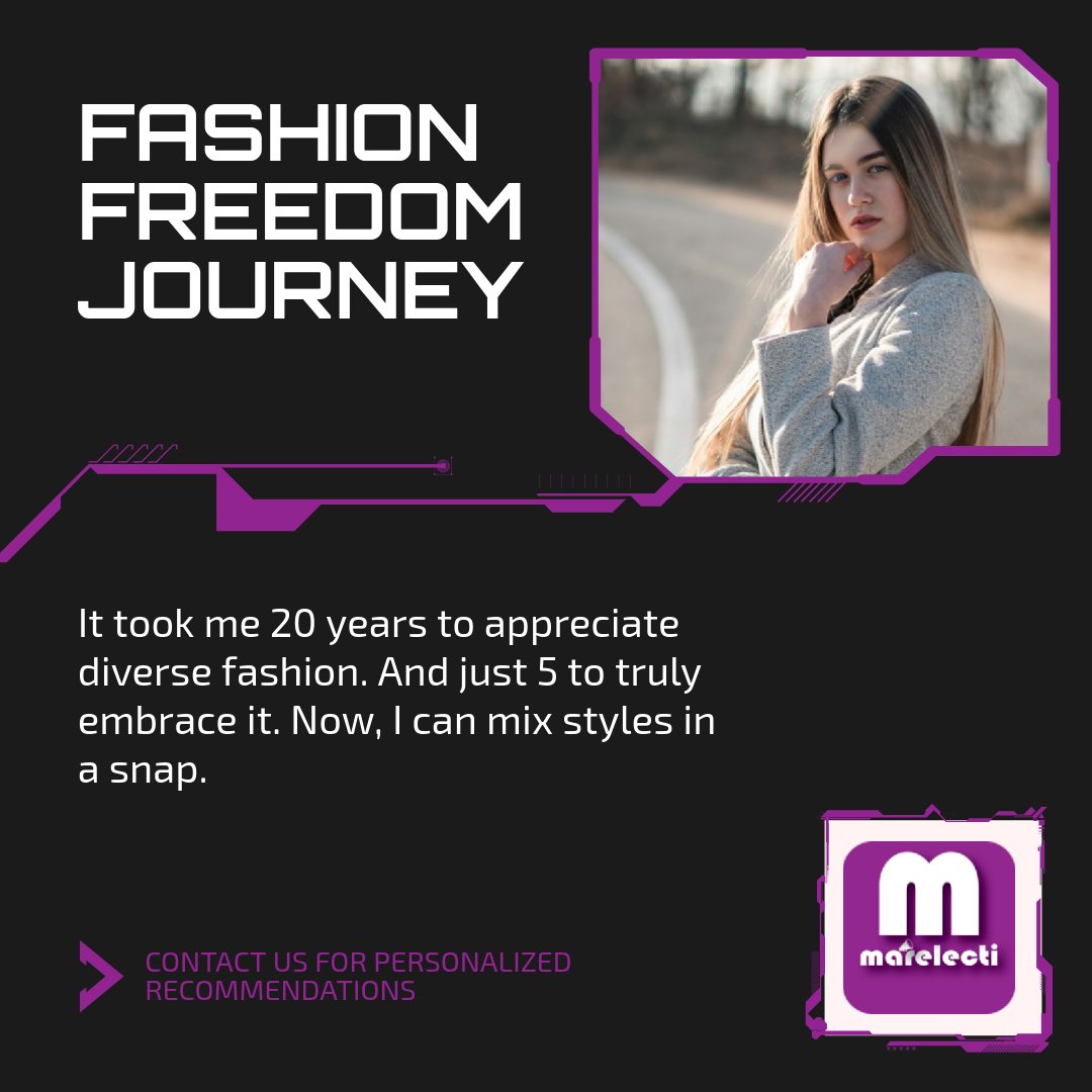 Here’s the framework: Understand your unique style, explore different fashion genres, and always keep quality at the forefront. 🌟 Fashion isn't just clothes; it's a way to express who you are. At Marelecti, we believe in offering choices that meet your high standards. 🛍️ Need a