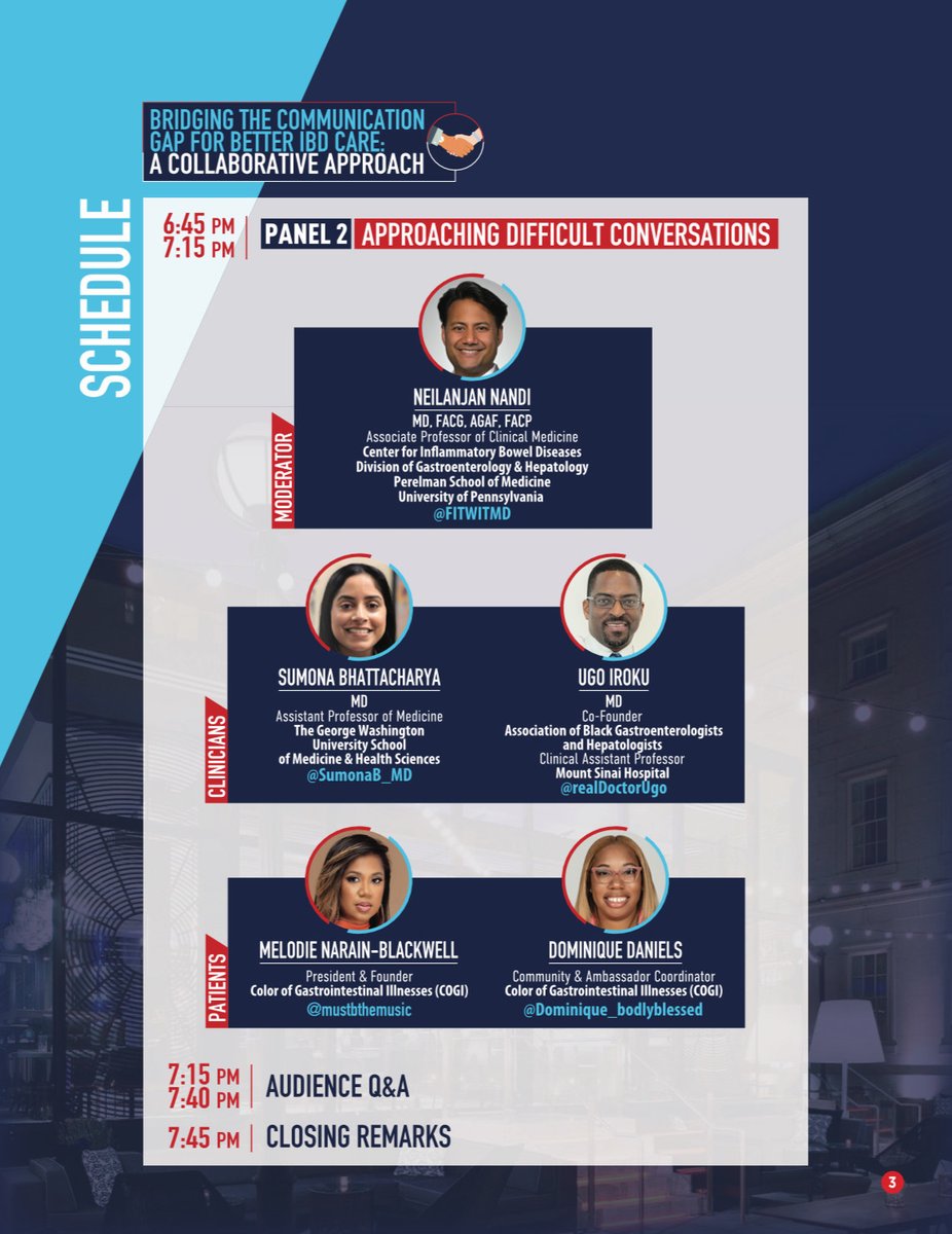 Can't wait to see you at BRIDGING the GAP ! We will be Tackling Challenging Conversations in IBD with an Innovative Patient-Physician panel. 5-8pm, Sat, 5/18 @DirtyHabitDC Organized by @MondayNightIBD @colorofgi @southasianIBD @connecttocure