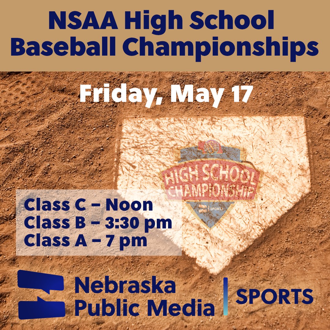 Who will be the 2024 baseball champs? ⚾🏆Don't miss a single play of the @nsaahome High School Baseball Championships, it all starts today at noon CT. 📺 Nebraska Public Media 💻 NebraskaPublicMedia.org/live 📱 Nebraska Public Media app #nebpreps