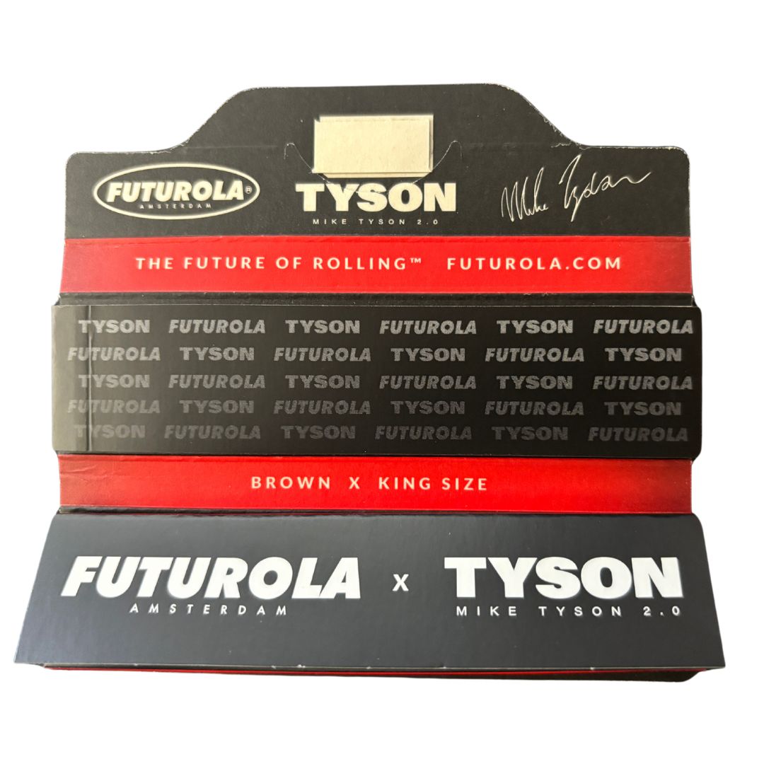 SmokersStore's tweet image. Futurola X Tyson Kingsize ROlling Papers With Tips now Available  - smokersstore.co.uk/product/tyson-…