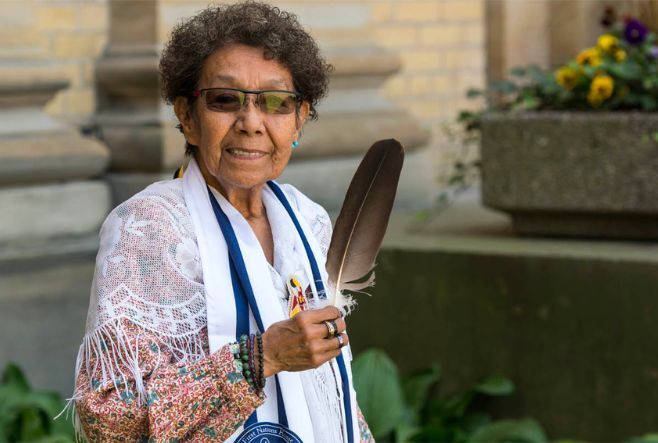 Weekly on Wednesday nights, OISE alumna Dr. Gokoomis (Grandmother) Jacqueline Lavallée and Dr. Hopi Martin will be hosting a Sacred Fire Ceremony. Presented in partnership with @IENatOISE. Register for free: buff.ly/4dMnd2X @uoftalumni @uoft @uoft_irn @wbiih_