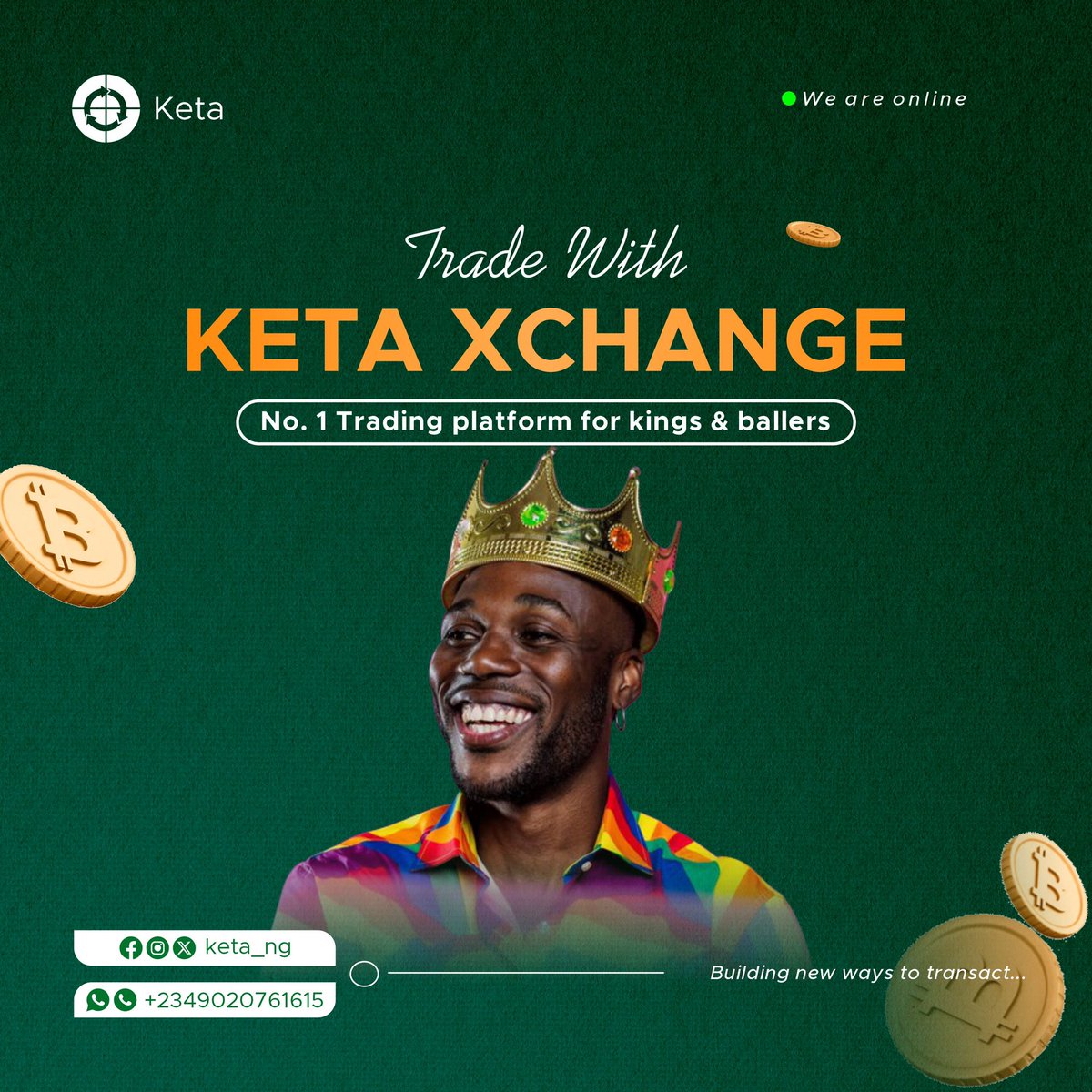 If you’re looking for a place to trade your crypto gift cards, Keta Exchange is the number 1 choice in Africa.
Start trading by clicking the link in our bio to connect directly with us via WhatsApp.

Let’s get those transactions rolling! 
#keta__ng #fastandreliable