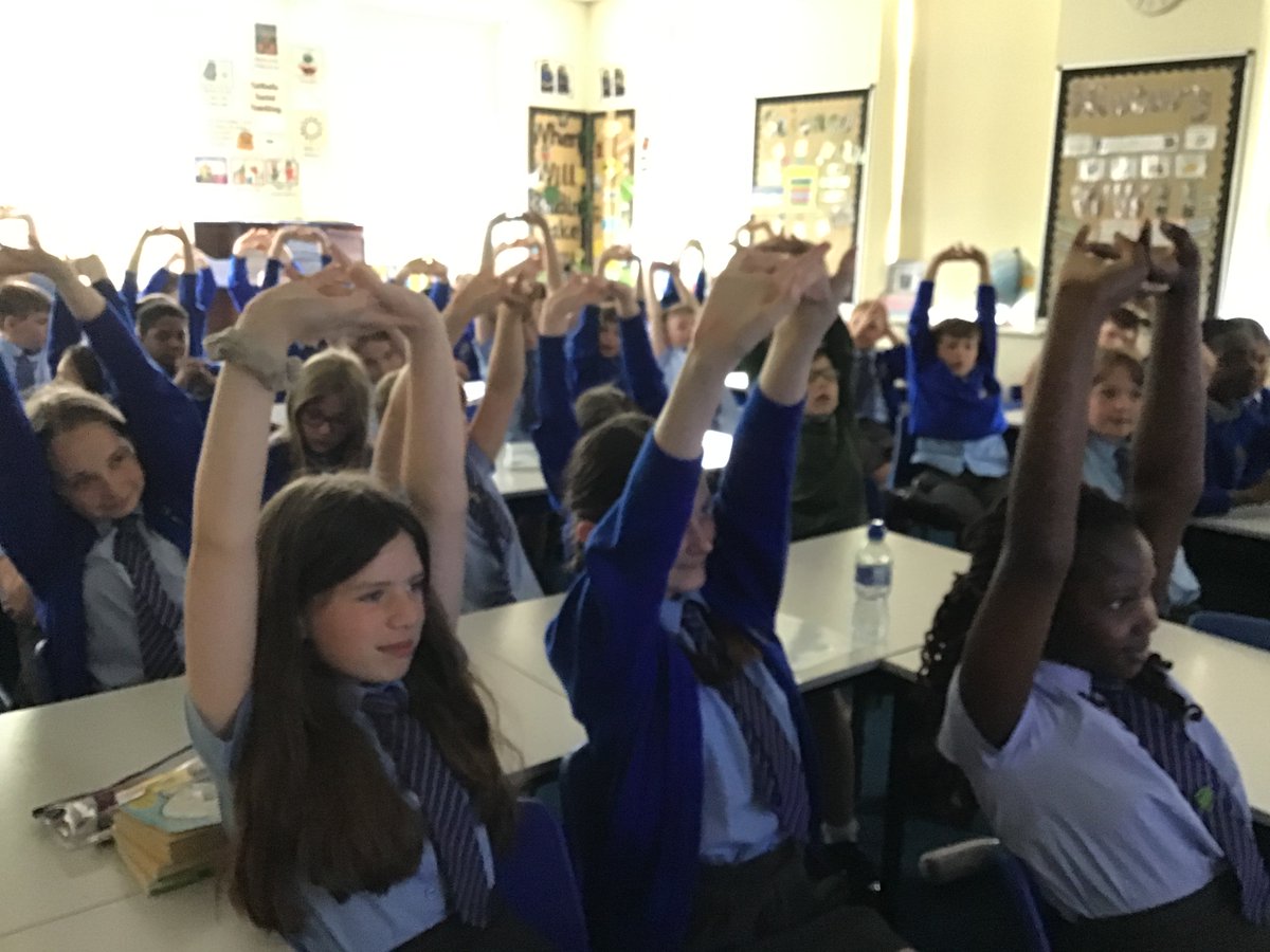 Today Year 6 took part in a virtual session with other children around the country as part of the One Goal 'Awaken the Mental Health Champion Within'. #mentalhealthawarenessweek