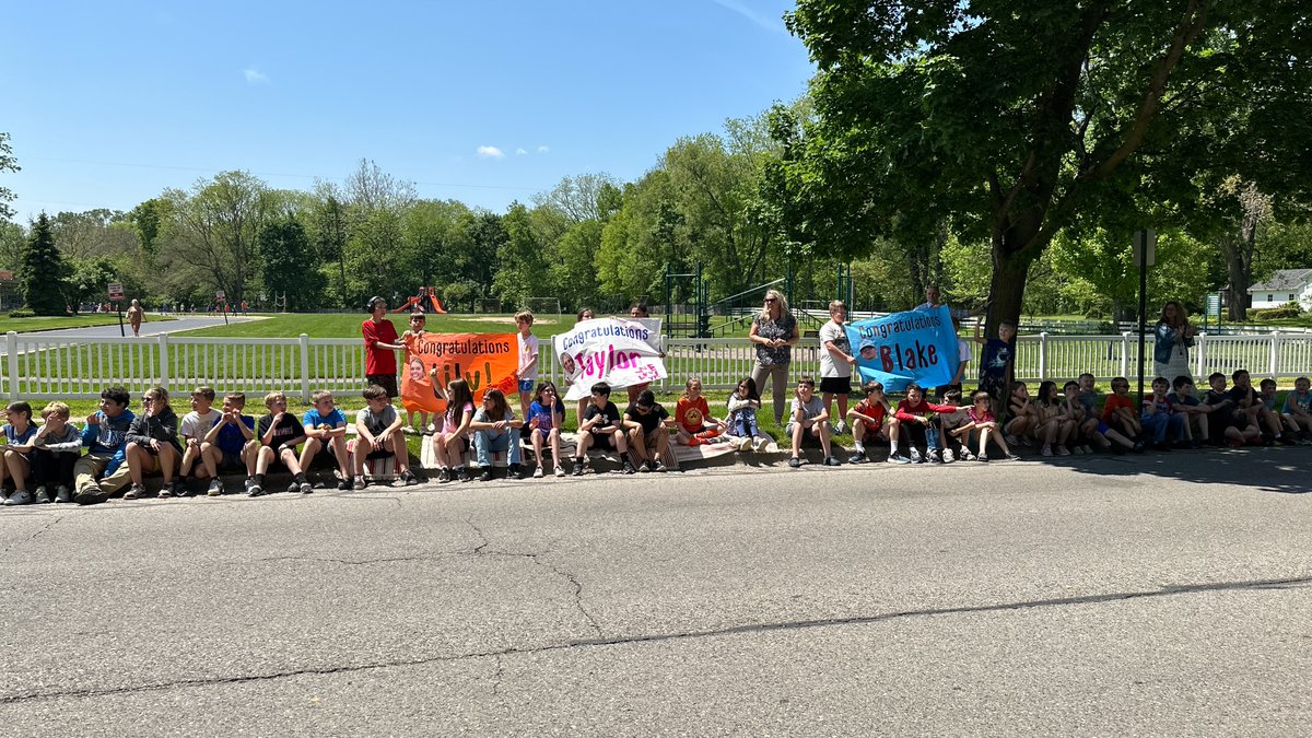 The seniors at Tecumseh High School are done! Yesterday was their last day of school.

What better way to send off our seniors than a Senior Parade? The parade started at THS and made its way through various streets lined with students, parents, family, and community members.

We