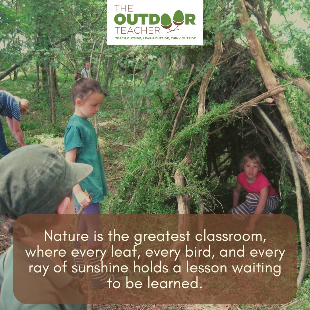 Happy Friday everyone! What lessons have you taken outside this week? Before the weather got a bit wetter of course!

OutdoorLearning #NatureLover #OutdoorEducation #ForestSchool #TeacherLife #EducationMatters #NatureInspired #LearningOutdoors