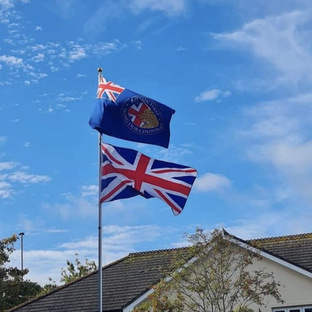 The new Britain First flag is proving very popular with our supporters who are flying them proudly in their homes and gardens. Order yours today 👉 britainfirst.org/flag