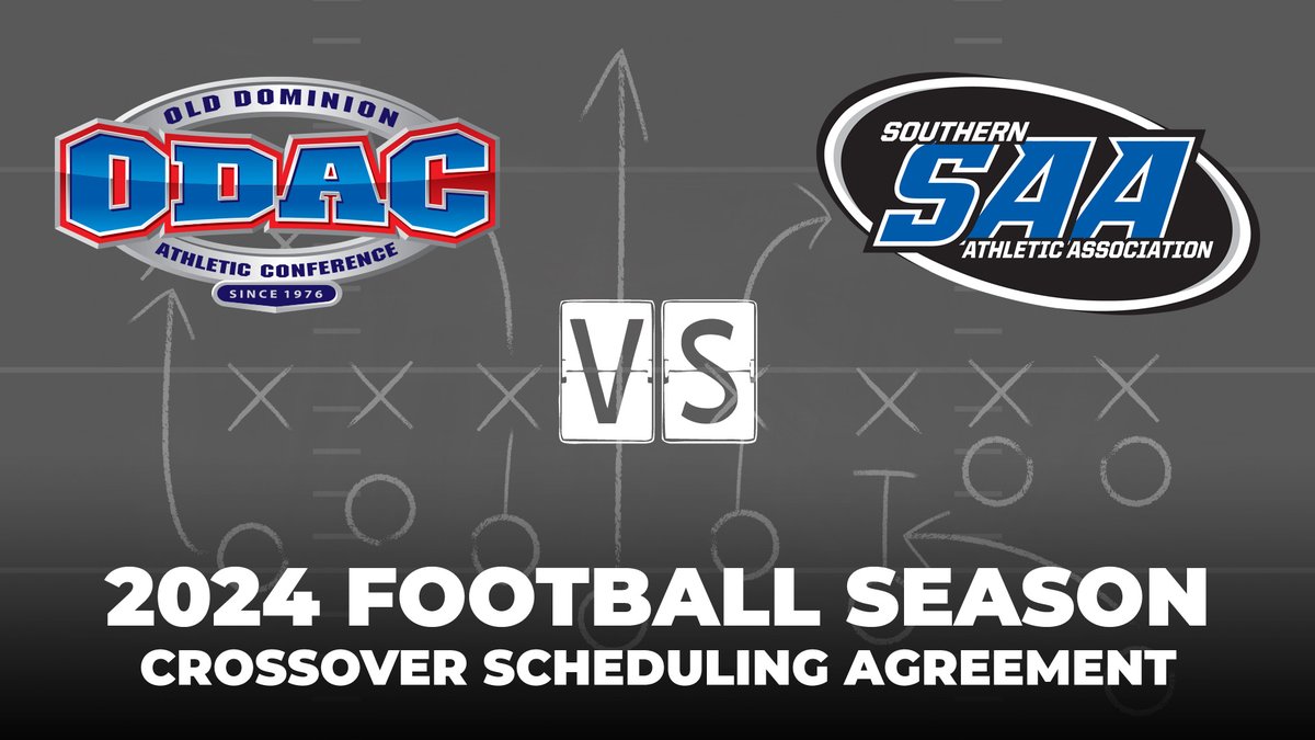 ODAC and SAA Announce Football Crossover Scheduling Agreement for 2024 ow.ly/wMls50RJjKU