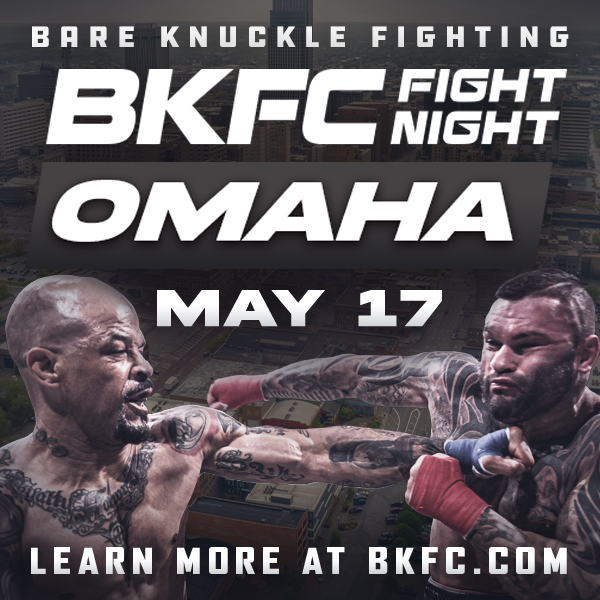 Watch fighters from around the world 𝙙𝙧𝙤𝙥 𝙩𝙝𝙚 𝙜𝙡𝙤𝙫𝙚𝙨 and square off in the ring! BKFC Fight Night Omaha is 𝙏𝙊𝙉𝙄𝙂𝙃𝙏 at 7:00 p.m. 🌐 bit.ly/NOB4UGO 👜 bit.ly/ClearBagPolici… 🎟️ bit.ly/BKFC24