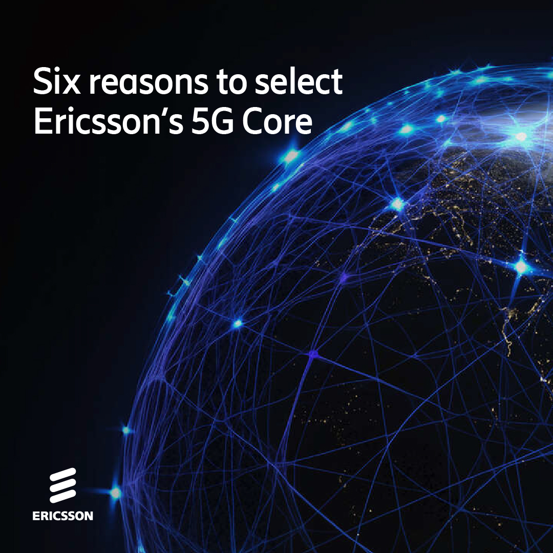 🌐 Discover the six reasons to choose Ericsson's 5G Core! 
🚀 From end-to-end solutions to cloud-native leadership, we're committed to providing the best-performing core networks and seamless expertise. 

📱 Know more: m.eric.sn/ZWnZ50RJqP2

#5GCore, #5G #CloudNative