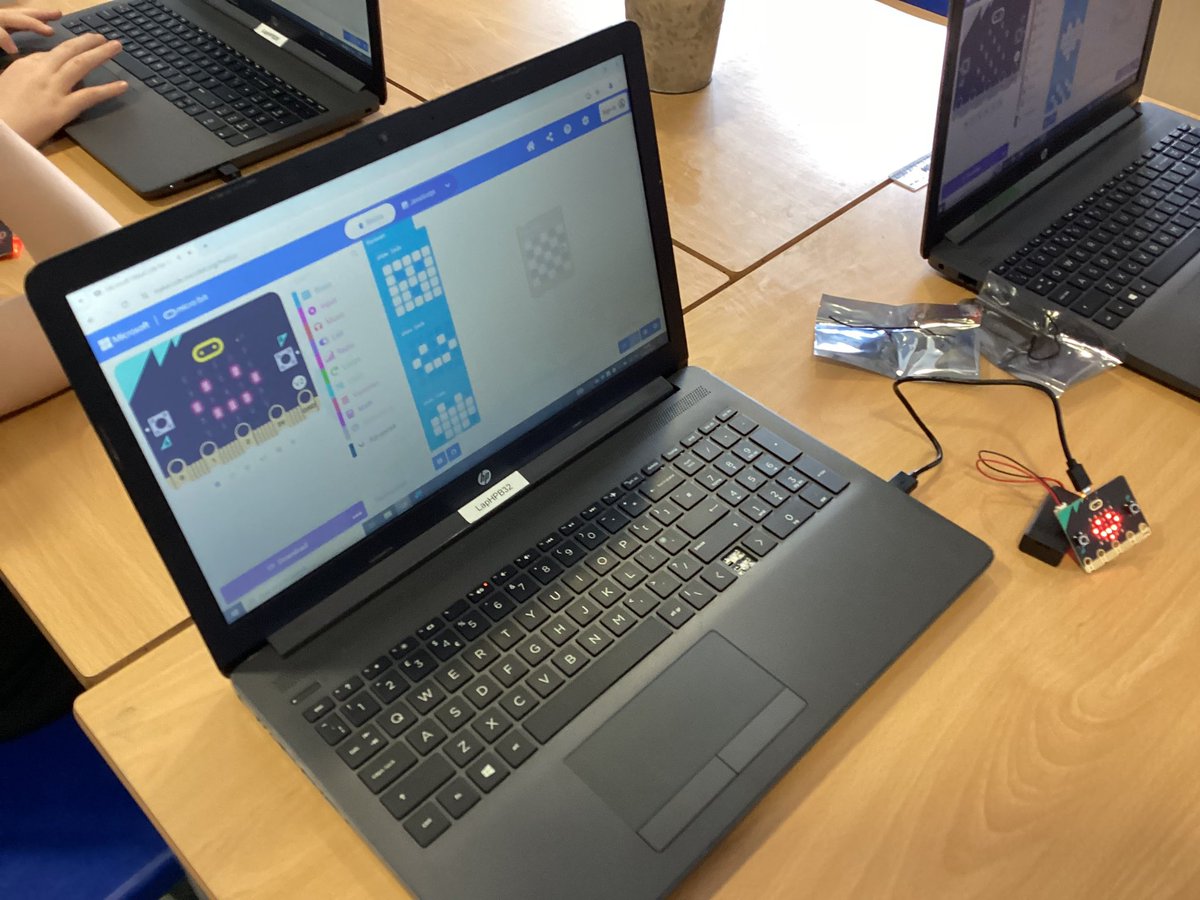 Team Ruby used microbits to create flashing hearts, write their names and other fantastic projects! It was amazing! @TeamManorGreen @BBCmicrobit @JEcomputing