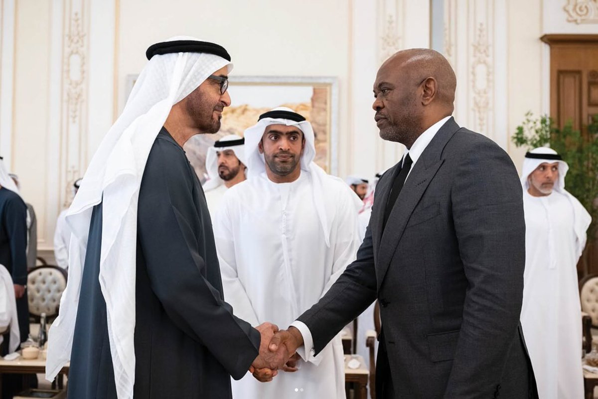 This week in the UAE, our Group Chairman @TonyOElumelu was hosted by His Highness Sheikh Mohamed bin Zayed Al Nahyan, the President of the United Arab 🇦🇪 and Ruler of Abu Dhabi Did you know UBA Dubai offers wholesale banking services to corporations and Financial Institutions