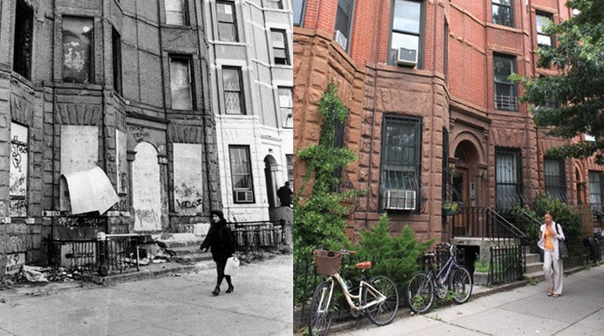 THEN & NOW - somewhere on 3rd St.

#DYK where?

#ParkSlope #Brooklyn #brownstones