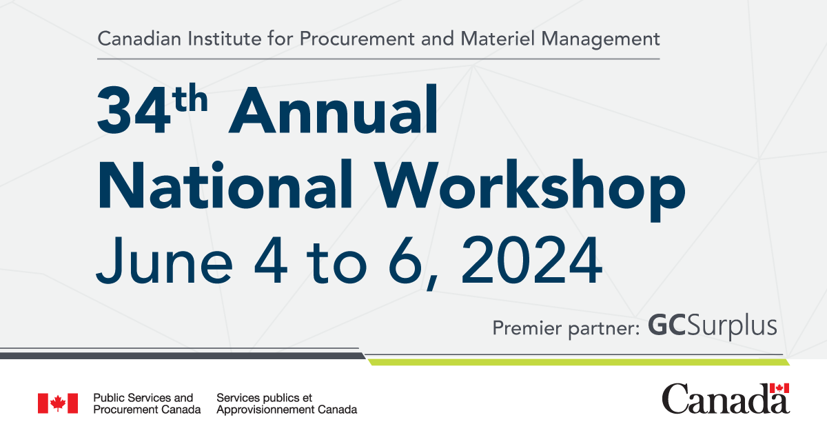 #GCSurplus is proud to be the premier partner for this year’s @CIPMM annual workshop, taking place from June 4 to 6 in #Ottawa. If you work in #MaterielManagement or #procurement, you won’t want to miss this event! Register today ➡️ cipmm-icagm.ca/2024-national-…