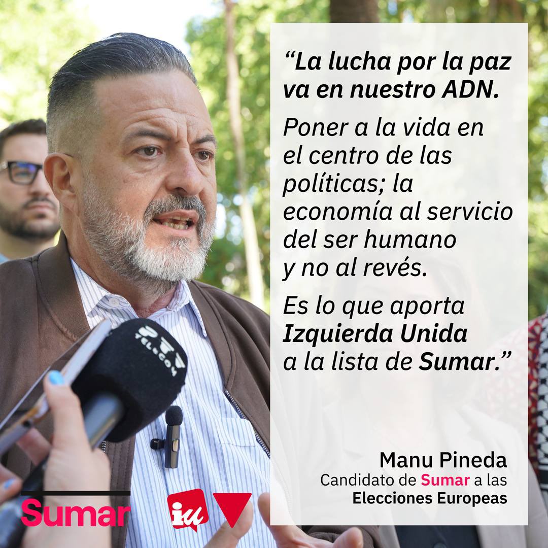 🗣️ @IzquierdaUnida nace al calor de las movilizaciones contra la OTAN. La lucha por la paz va en nuestro ADN y esa es una de nuestras prioridades para las elecciones europeas del #9J. 🗞️ Aquí puedes leer la entrevista completa que me hizo @ElPeriodico_Esp.