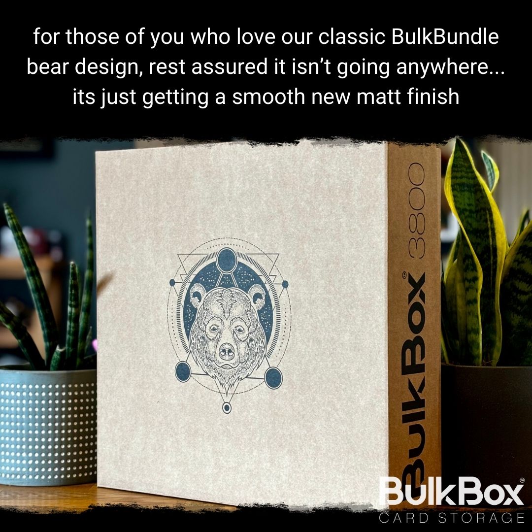 same great 3 pack, smooth new finish
-
-
#BulkBox #BulkBoxCardStorage #BulkBundle3800 #tcgaccessories #tcgcollector #tcgplayer #sustainablymade #sustainablysourced #sustainableproducts #ukdesign #ecolifestyle