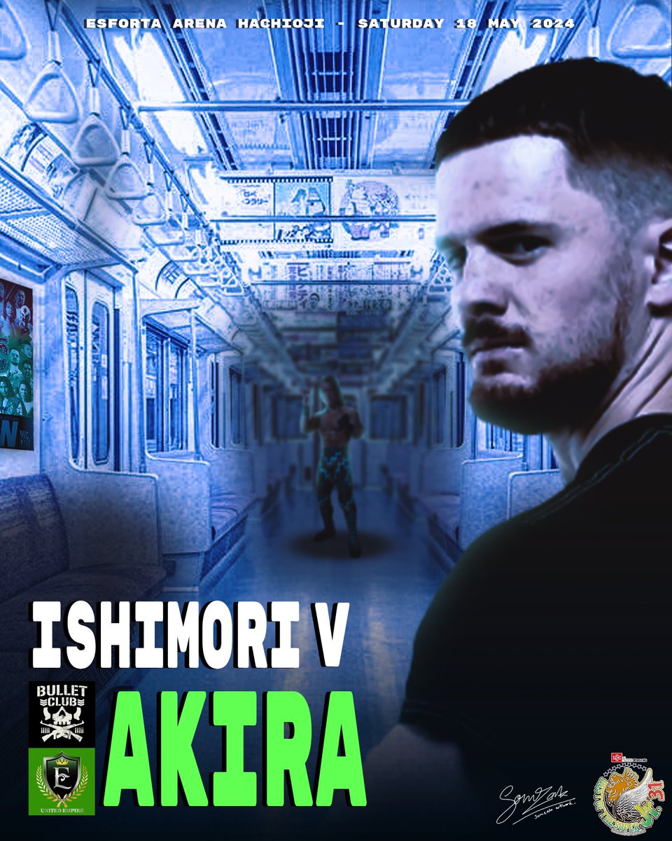 Tomorrow

Akira match 4
FRANCESCO AKIRA VS TAIJI ISHIMORI || POSTER

#njpw #BOSJ31 
#FrancescoAkira #フランシスコ・アキラ
#TaijiIshimori #石森太二