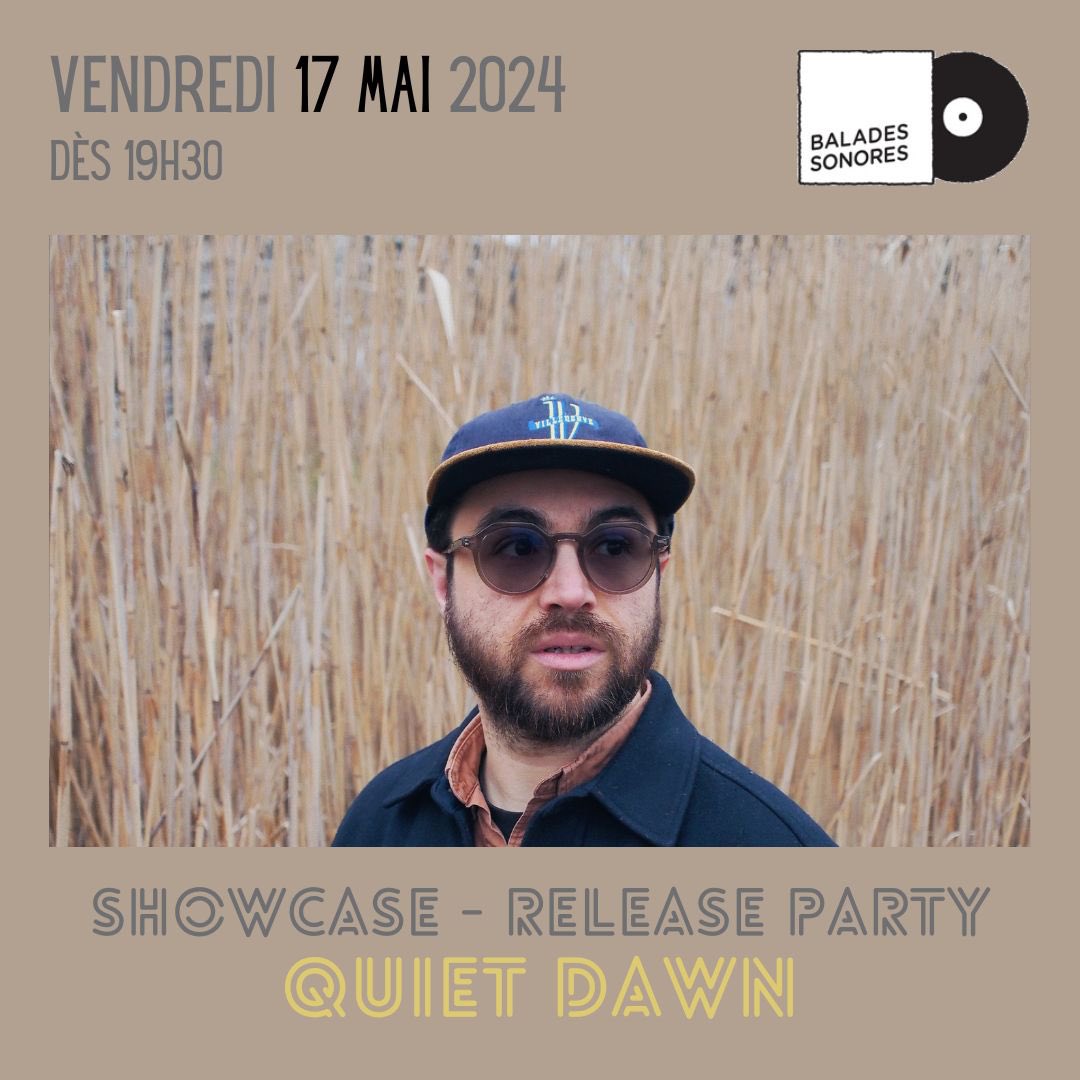 Rendez vous ce soir dès 19h30 au shop @BaladesSonores pour une Release Party / Showcase ✨ Je présenterai quelques tracks de mon dernier album chez @FirstWordHQ baladessonores.com/event/quiet-da… A ce soir!