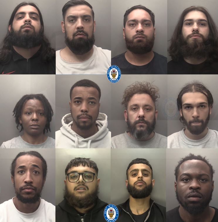 #GUILTY | Twelve people have been convicted of drug offences in the largest operation undertaken by our County Lines Taskforce since it was set up two years ago. More shorturl.at/Q7rvk