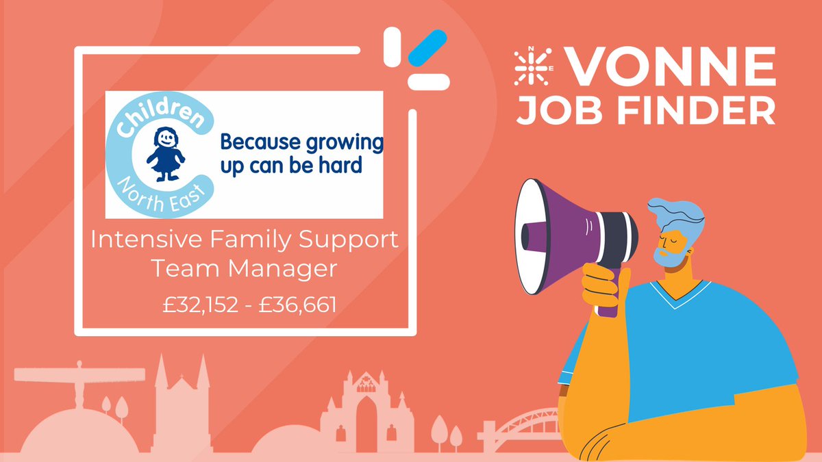 Intensive Family Support Team Manager, @ChildrenNE , £32-37K vonne.org.uk/vonne-jobs-det… #CharityJobs #NorthEastJobs #NewcastleJobs