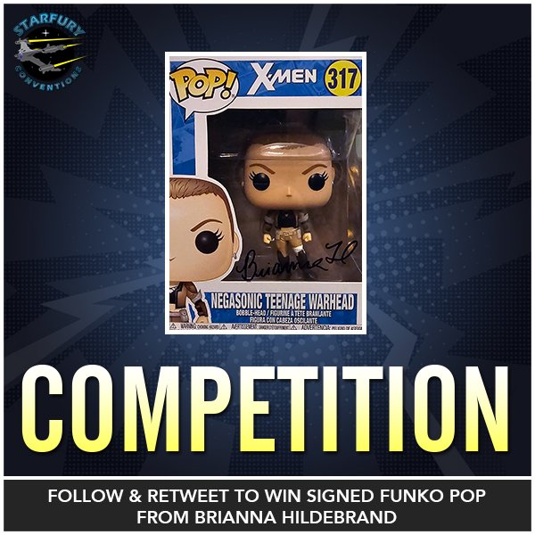 It's #competition time, with a great prize for fans of #thexmen and #marvel. We're giving away a @OriginalFunko of Negasonic Teenage Warhead, signed by the actor who portrays them in #Deadpool, Brianna Hildebrand. For a chance to win, simply follow us and retweet this post.