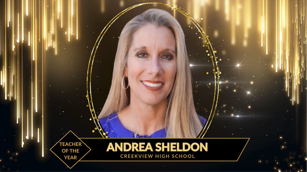 In honor of Teacher Appreciation Month, we’re celebrating a school 2024 Teacher of the Year each day!  American Sign Language (ASL) teacher Andrea Sheldon, an eight-year educator, is the Teacher of the Year for Creekview High School cherokeek12.net/post-detail/~b… #CCSDfam #ThankATeacher