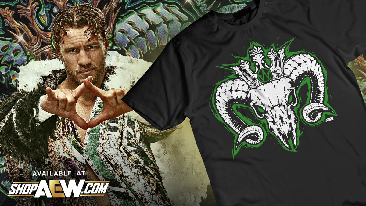 GOATED. Check out this NEW @WillOspreay shirt that just arrived at ShopAEW.com!

shopaew.com/catalog/produc…

#shopaew #aew #aewdynamite #aewrampage #aewcollision