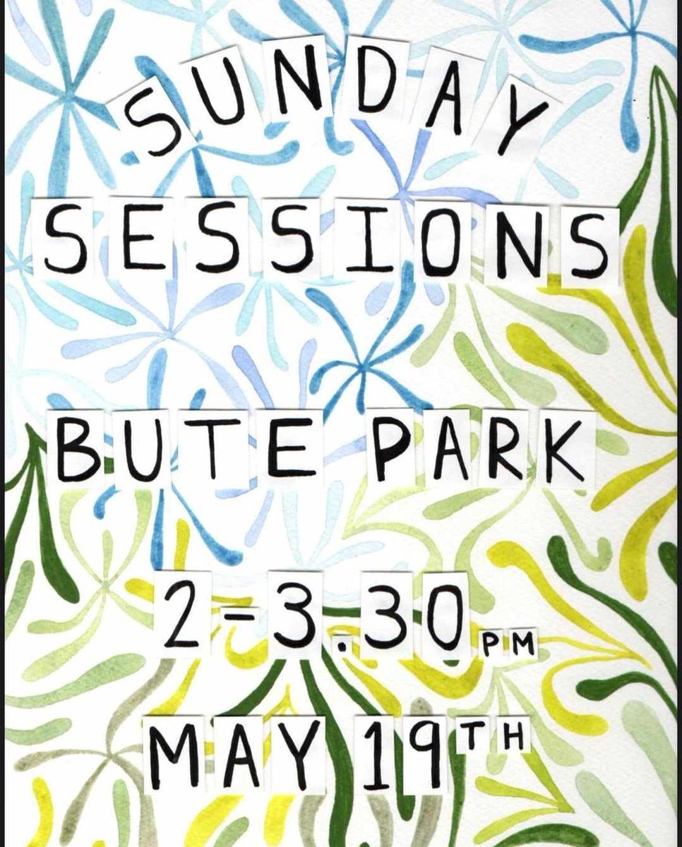 New Sunday Sessions at the Secret Garden Cafe starting today! This is something we’ve wanted to do for ages, monthly live music, for free, for all. We kick off today with an afternoon of wonderful live music from @jackmacsax Join us from 2pm. Artwork by @olive_grinter_music 💚