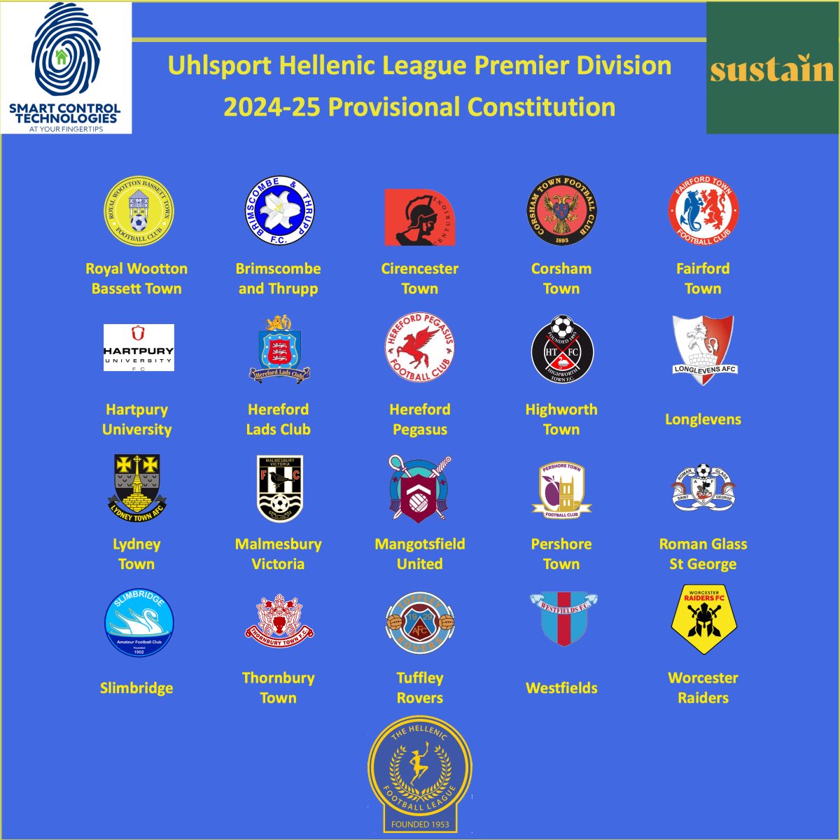 Provisional 2024-25 @HellenicLeague Premier Division constitution announced

Read here for full details of who #rwbtfc are set to face next season: rwbtfc.co.uk/news/00005402/