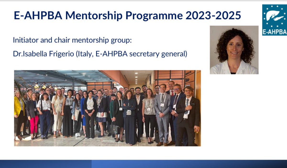 Very proud to present the new #Career #Pathway of the @EAHPBA in my presidential address at the #IHPBA24 world meeting in #CapeTown 1.EAHPBA Early Career Group: @albe_balduzzi 🇮🇹 Aiste Gulla 🇱🇹 @oliviawriting 🇫🇷 2.EAHPBA Online Academy: @berrevoet 🇧🇪 @somaiaharoori 🇬🇧 3.EAHPBA