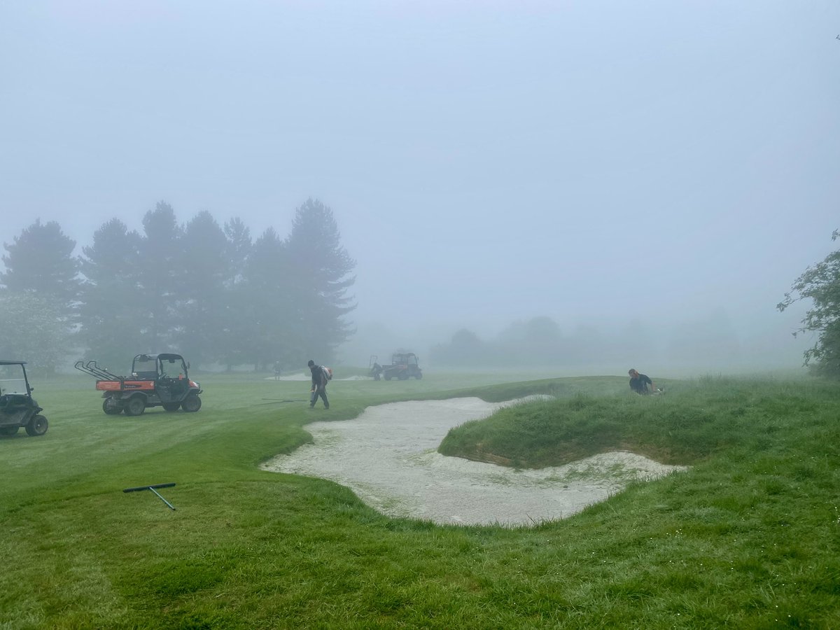 From one extreme to the other this week on the Wandlebury golf course <a href="/gogmagog_golf/">The Gog Magog G.C.</a> club, from checking moistures of the greens to having to work out in all sorts of rain to stay on top of the growth the hard-working team still giving 100% in all conditions