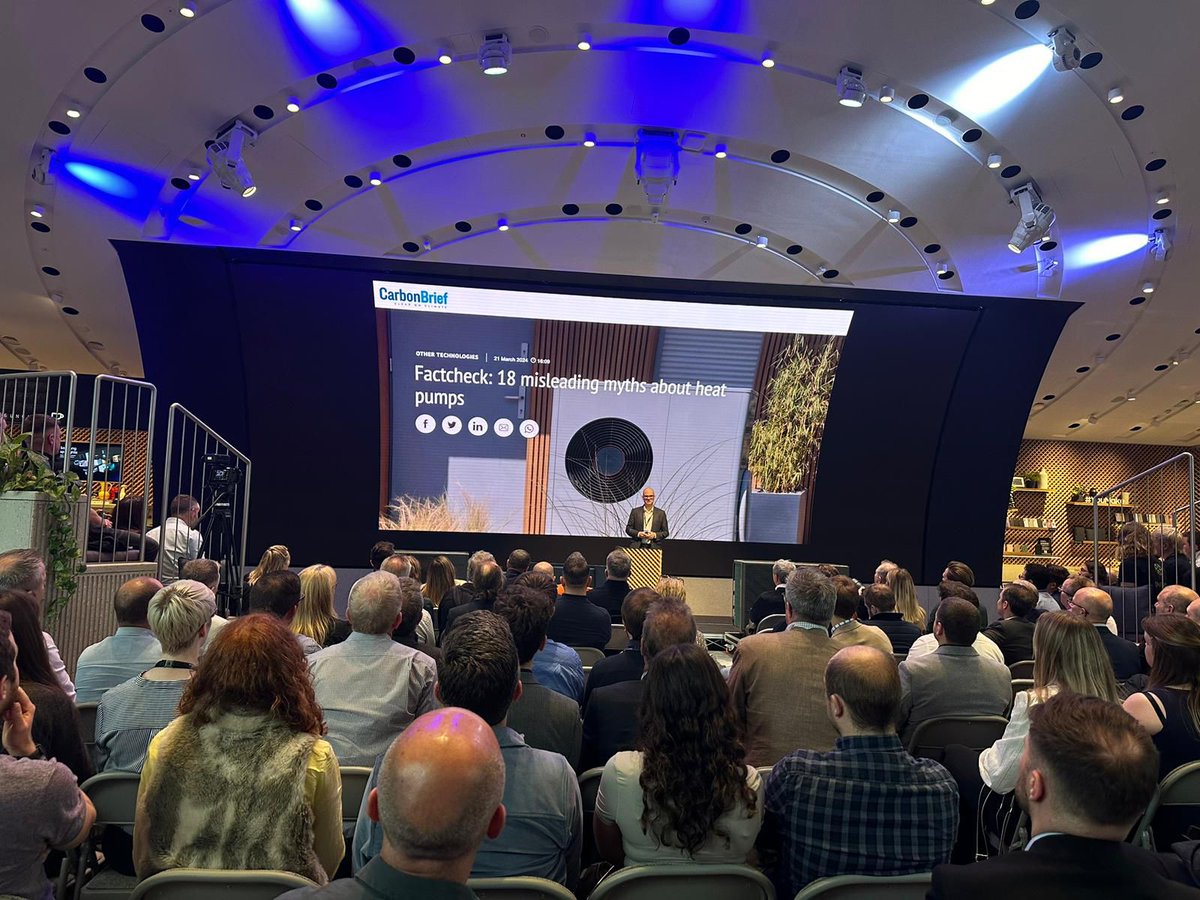 Change is in the air. Yesterday I spoke at '@Samsung Spotlights: High tech, low carbon homes of the future’ event.

Yes there are a lot of hurdles & this is hard. 

But I genuinely believe that transition to clean heating is now fully underway. Many problems will be resolved